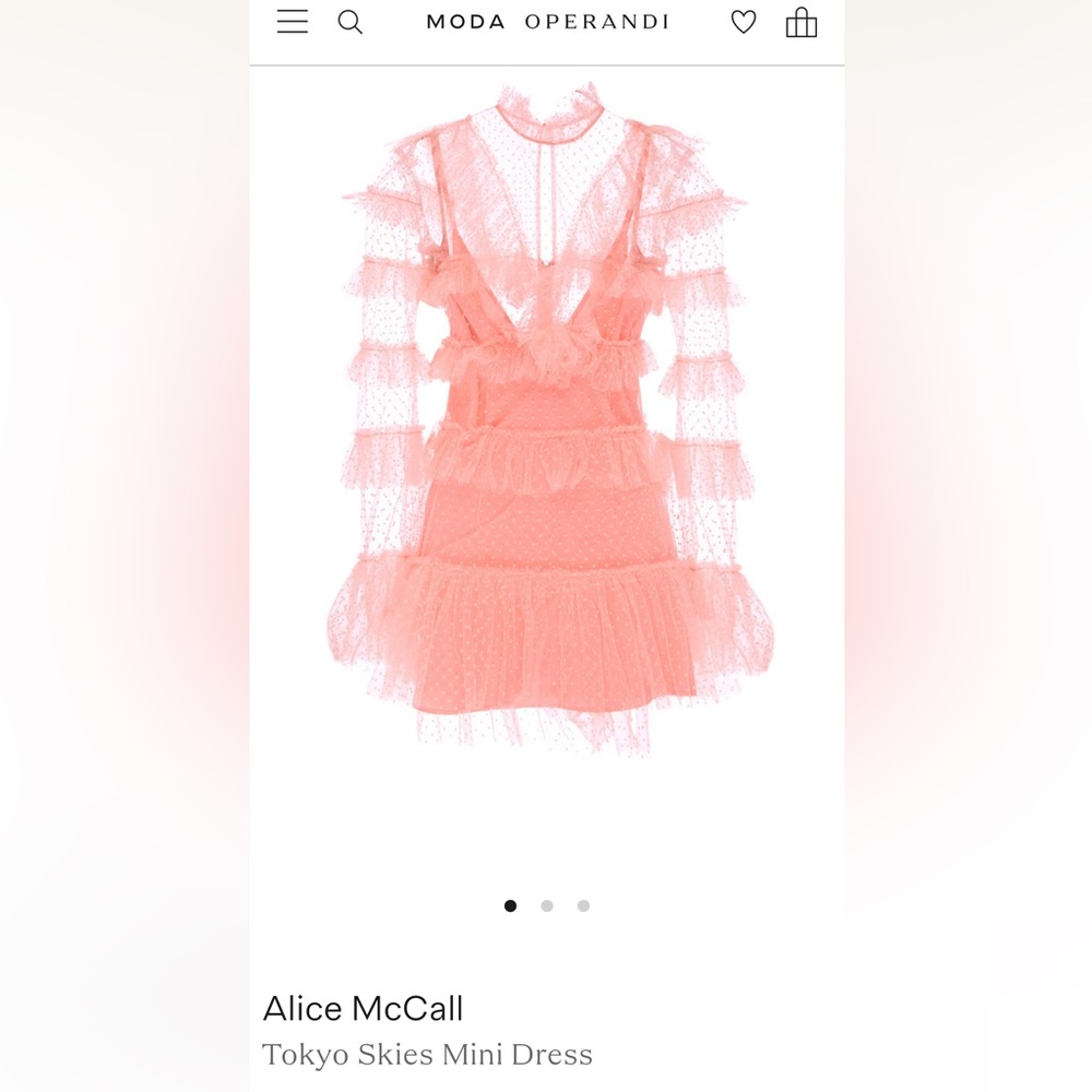 Alice McCall Tokyo Skies Mini Dress